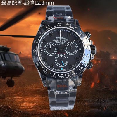 ROLEX Daytona 40*12.3MM 904L Steel 7750 Movement Black Rolex 40MM Black Replica Watch